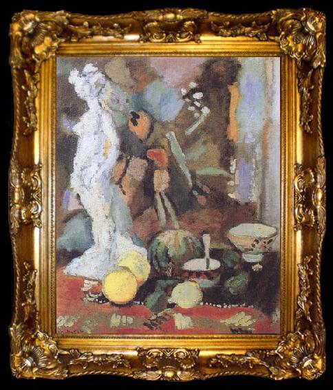 framed  Henri Matisse Still Life with Statuette (mk35), ta009-2